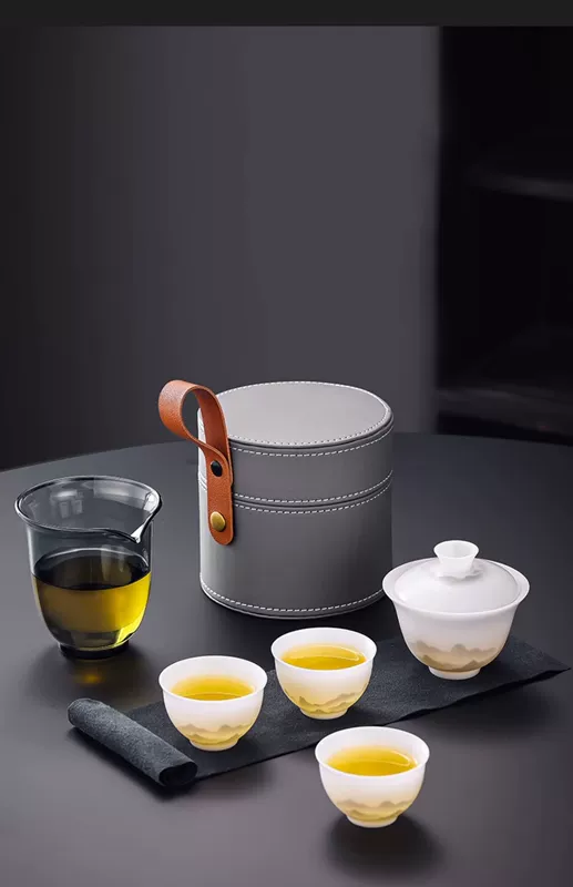 bộ ấm pha trà du lịch Di Động Du Lịch Bộ Trà Bộ Nhỏ Nhanh Cốc Cắm Trại Ngoài Trời Thiết Bị Hoàn Chỉnh Xe Ô Tô Cao Cấp Pha Trà ấm trà du lịch
