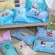 Bộ đồ giường cotton bốn mùa nghỉ trưa bé trai gối mẫu giáo nhỏ đặc biệt với vỏ gối bằng vải cotton bé phim hoạt hình - Bộ đồ giường trẻ em