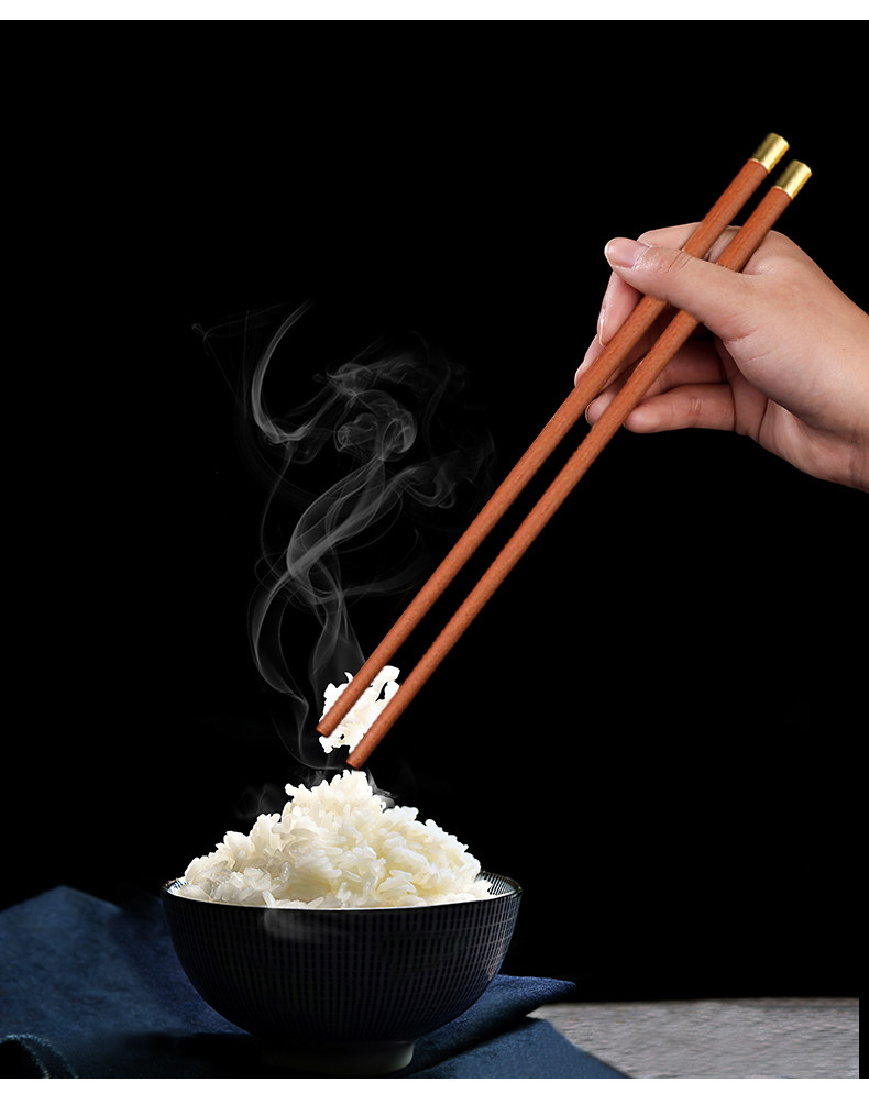 安享好物 安享B级筷子-卫宸福运 鸡翅木筷子  