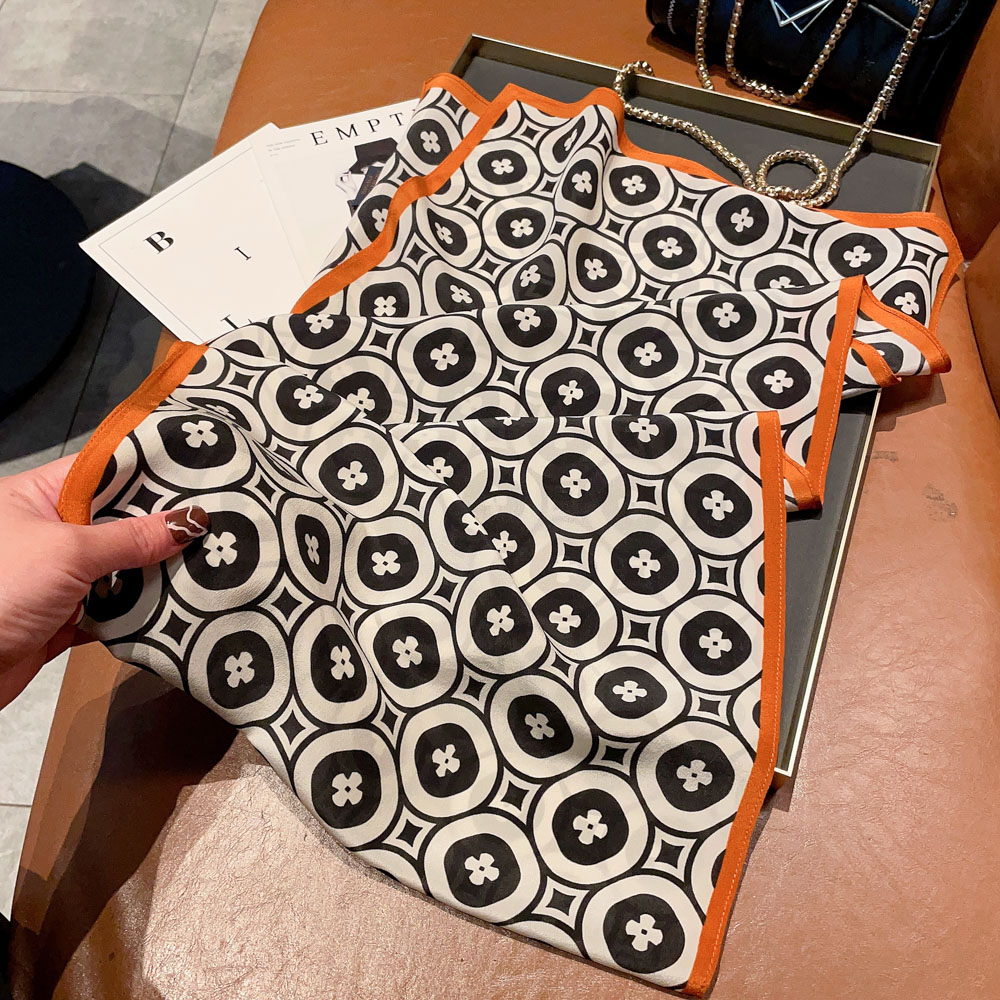 Hangzhou Silk Spring and Autumn Breakup 100 % Sand Silk Twin Silk Scarf Silk Scarf Silk Scarf Strip Ribbon and Suit