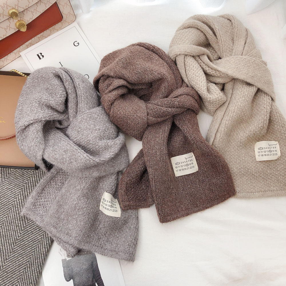 2021 New Superior Sense Small Scarf Female Winter Han Edition Han Han Hang Hang Hang Hang Hang Hang Hang Hang Hang Day Wear Around the Neck