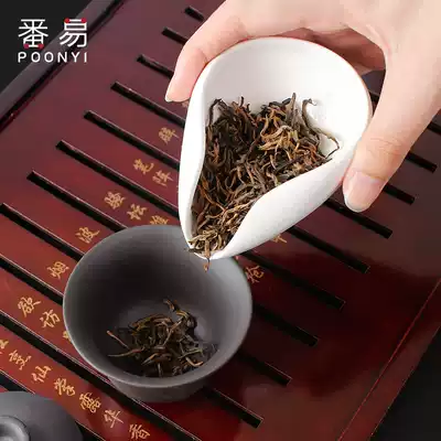 Tea viewing lotus Ceramic tea lotus Zen tea ceremony spare parts Tea art plate White porcelain handmade tea tray Kung Fu tea set