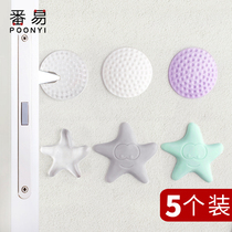 Multipurpose Silicone Anticollision Cushion Refrigerator Door Rear Bed Head Cabinet Door Handle Cushion cushion Anti-stumble wall Wall Sticker Home Thickening