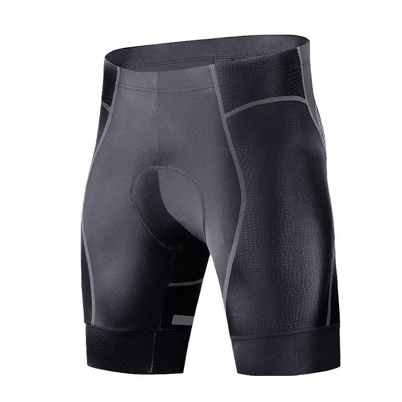 New male breathable dry gradient compressed cycling shorts splice high-bulge ultra-thin sponge mountain cycling suit