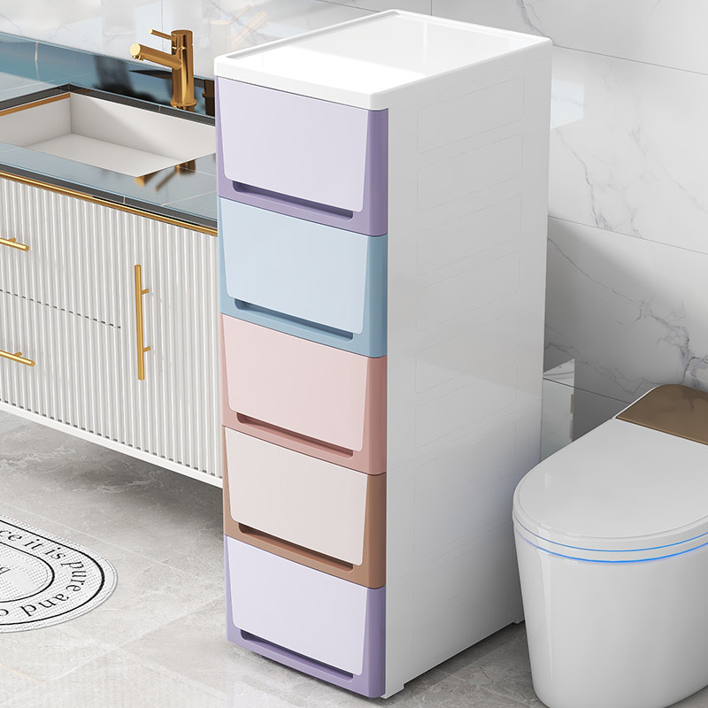 Home toilet cracker drawer plastic gap frame deepens mobile kitchen narrow side cabinet
