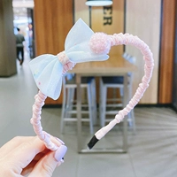 Розовая зеленая галстук-бабочка