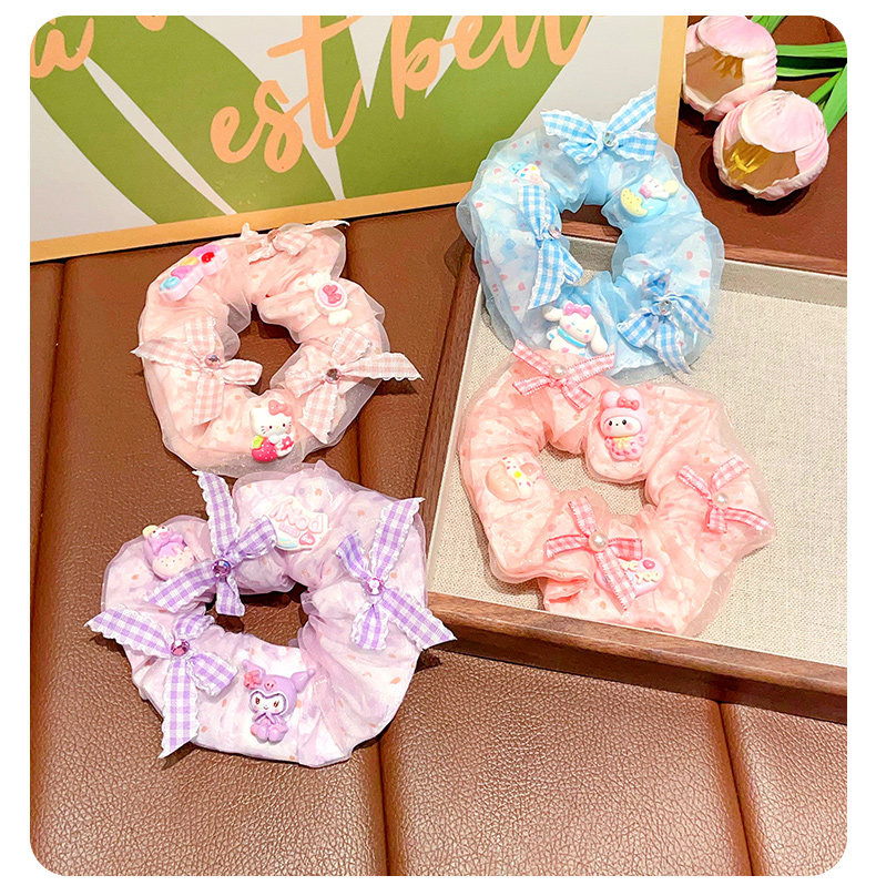 Children's Cartoon Hair Ties 2026 New Style Girls' High Ponytail Hair Bands Little Girls' Non-Damaging Hair Elastics Hair Accessories — 8