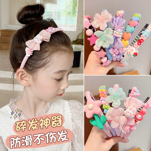 Детский ободок, нескользящие зубчатые шпильки для волос, аксессуар для волос, новая коллекция