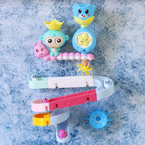 Baby bath toy shaking sound with the same children turn around the music track shower water baby water toy swimming play