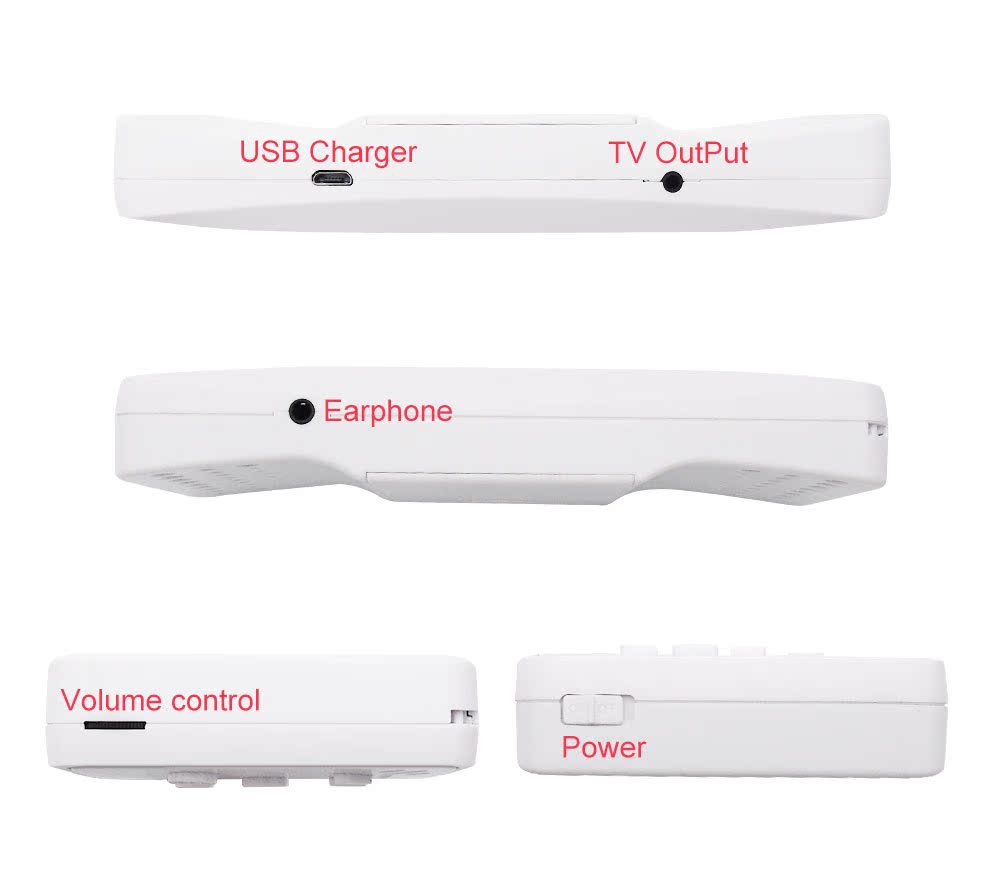 Bảng điều khiển trò chơi dành cho trẻ em Menglong RS-1Plus 218 trong một bảng điều khiển trò chơi tiếng Anh đầu ra AV - Bảng điều khiển trò chơi di động máy chơi game retro mini