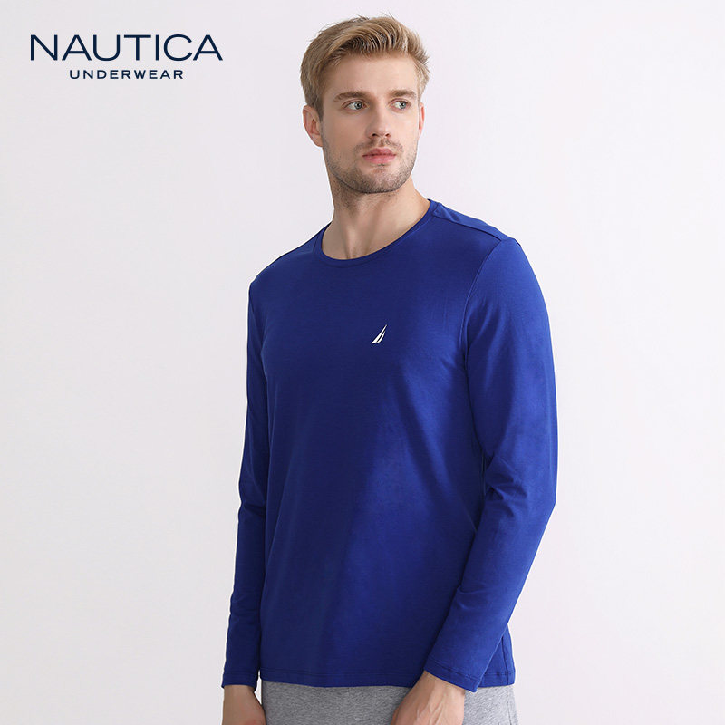 Nautica 诺帝卡 2020年秋季新款 男式长袖T恤 聚划算天猫优惠券折后¥89包邮(¥119-30)多色可选