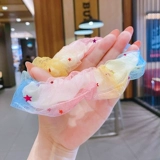 Детская безвредная милая резинка для волос, аксессуар для волос, не повреждает волосы