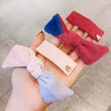 Детский аксессуар для волос с бантиком, заколка для волос, безвредные милые шпильки для волос, не повреждает волосы