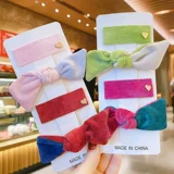 Детский аксессуар для волос с бантиком, заколка для волос, безвредные милые шпильки для волос, не повреждает волосы