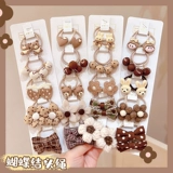 Детская безвредная резинка для волос, аксессуар для волос с бантиком, не повреждает волосы, популярно в интернете