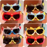 Детские солнцезащитные очки для мальчиков, мультяшный детский трансформер на солнечной энергии, забавная безвредная игрушка, Кинг-Конг