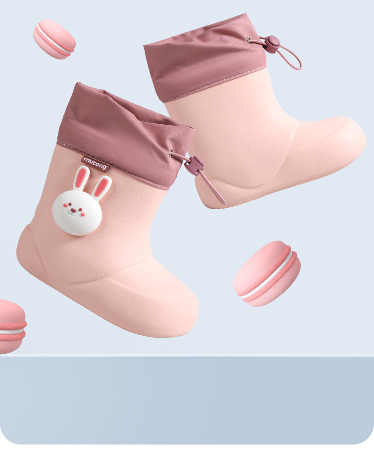  Детский дождевик для мальчиков, детские мультяшные водонепроницаемые ботинки 