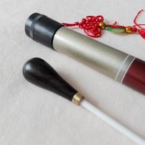 Conductor baton music ebony handle concert conductor baton conductor with copper ring music conductor baton gift tube