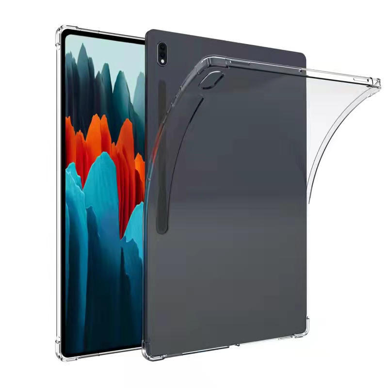 Xiangeili Protective Case Suitable for Samsung Tab S8, Galaxy Tab S8+ Tablet Protective Shell, Samsung S8 Ultra Transparent Soft Silicone Airbag Anti-Drop Clear Case Xiangeili Protective Case Suitable for Samsung Tab S8, Galaxy Tab S8+ Tablet Protective Shell, Samsung S8 Ultra Transparent Soft Silicone Airbag Anti-Drop Clear Case