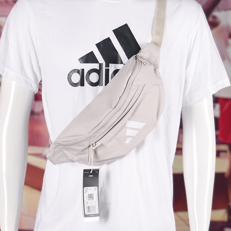 Adidas Crossbody Bag for Men and Women, Sports Training, Outdoor Leisure, Adidas Waist Bag, Shoulder Bag Jm7156