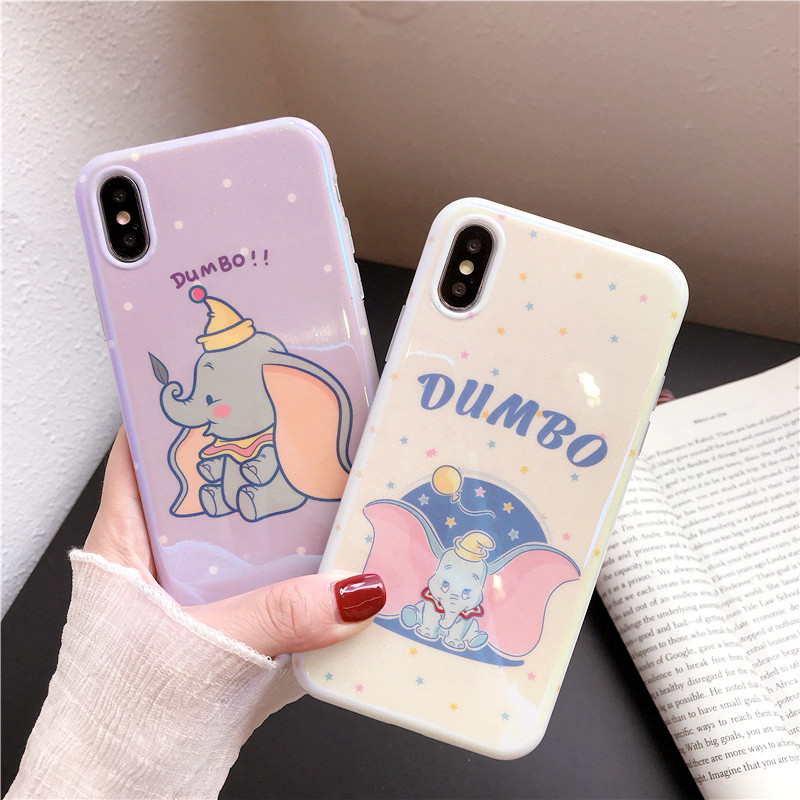 可爱小飞象iphonex苹果x手机壳iphone xs max防摔7p软壳苹果8plus卡通6s/6splus保护套XR硅胶xsmax女款11 pro