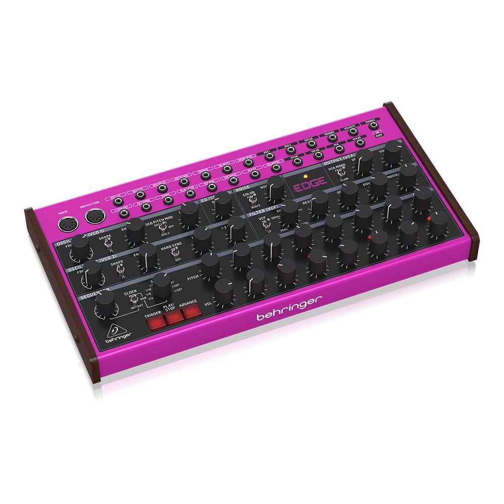Аналоговый синтезатор behringer/百灵达 edge 半模块化专业打击乐桌面编曲模拟合成器