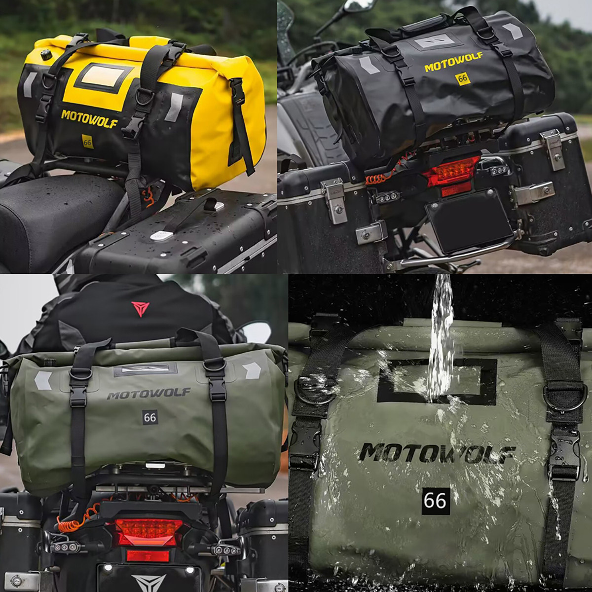 Waterproof Motorcycle Luggage - MotoWolf