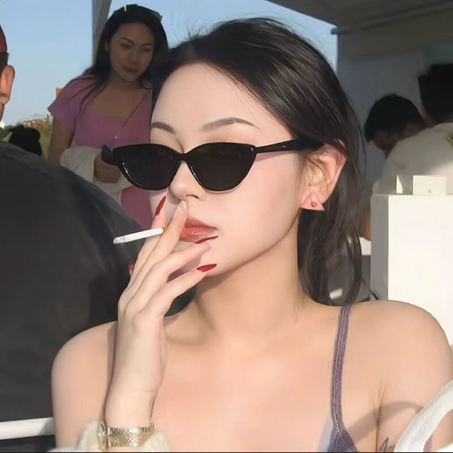 Дженни те же маленькие рамки для кошачьих глаз солнцезащитные очки женский 2024 Новый высокий уровень