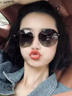 2021 New polarized sunglasses ins Korean version of tide big face thin sunglasses anti UV myopia glasses female summer