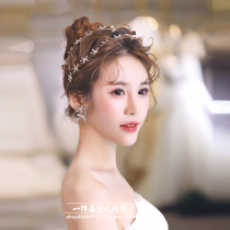 Korean wild fresh net red Super Xian Sen department Xian Mei earrings Star hair band female hair band Bridal wedding headdress