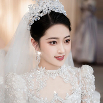New Bridal Head Accessories Sensual Crystal Luxurious Hair Hoop Super Fairy Crown Princess Wedding Dress Photography High-end Hair Ornaments