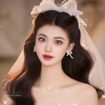 2022 New Bridal Headwear Sensual Juan Yarn Fairy Beauty Hair Stirrup Wedding Dress Wedding Dresses Senior Super Fairy Accessories