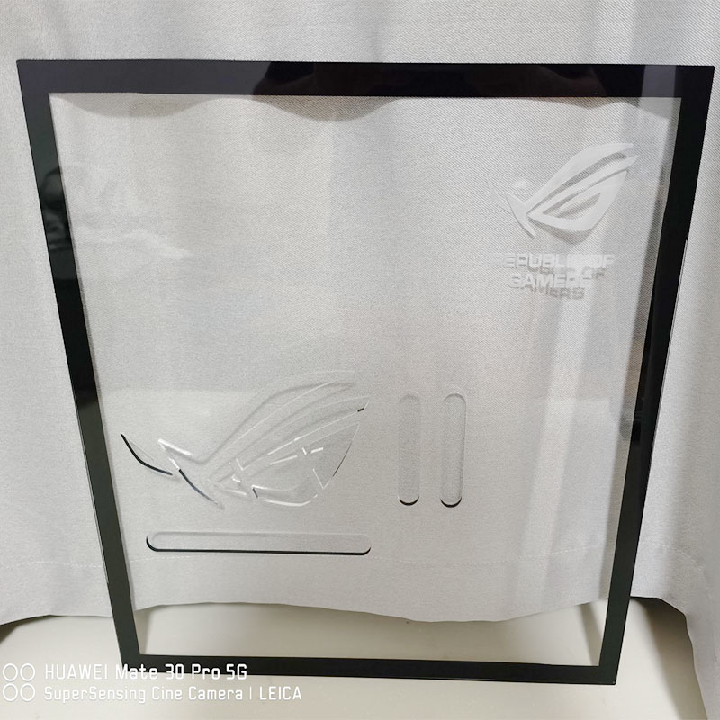 Computer Case Side Through Cover Acrylic Sideboard Diy Customised Black Side Pattern Stomata