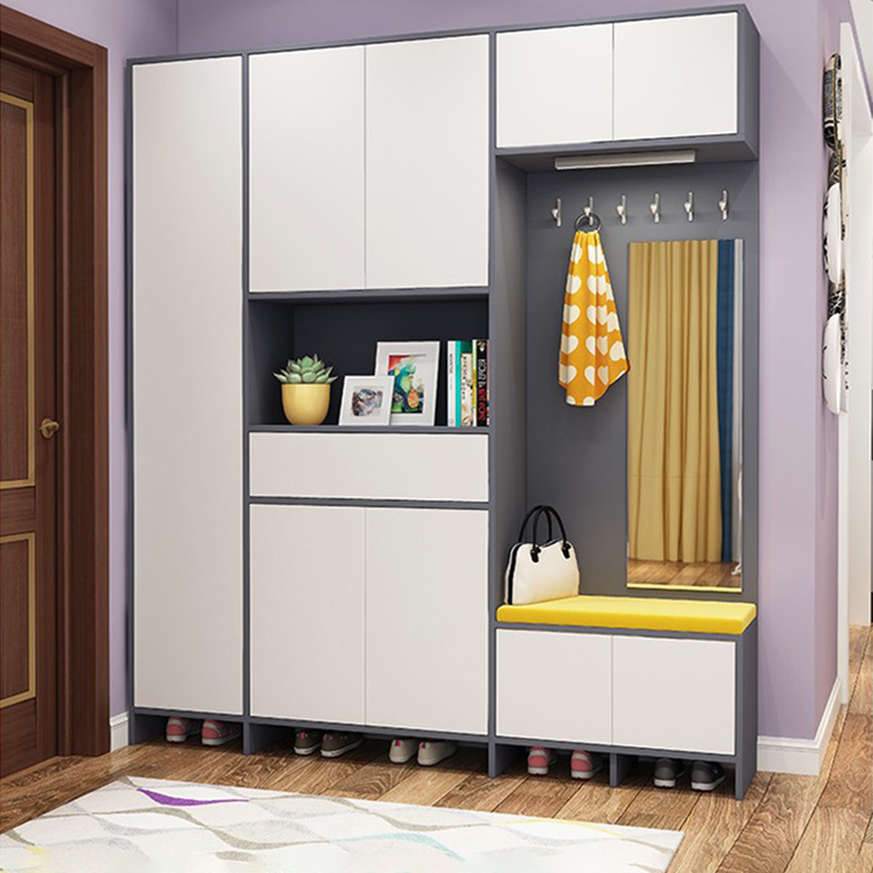 Customized shoe cabinet home door 2021 new small household type into the home clothes and hats cabinet simple modern one porch cabinet