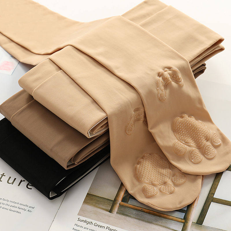 (steel wire socks) 1 2 spring and autumn stockings women's anti-hook silk pantyhose thin section non-slip bare leg inner pantyhose