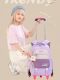 Junior high school student trolley schoolbag female primary school students in third to sixth grade climbing stairs 2026 new large capacity trailer with pulley