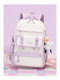 Schoolbag for girls, junior high school students, large capacity, high appearance, spine protection and burden reduction, primary school students, third to sixth grade, 2026 new style