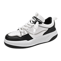 Bread shoes mens invisible inner heightening 10CM8CM6 summer black and white panda thick sole sneakers lightweight sports dad shoes