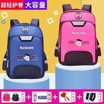 Korean version of the British style school bag Primary school bag 1-3-4-Grade 6 Children aged 5-12 years old reduce the burden of school bags for men and women