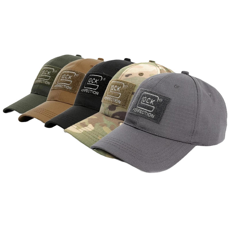GLOCL Military Shooting Club Tactical Baseball Cap Arms of the Men's Little Soldier Hat Glock Duck Tongue Cap Outdoor Cap