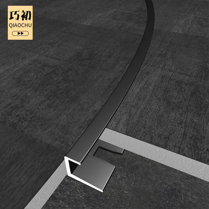 Metal aluminum alloy extremely narrow tile floor over door closing seam threshold strip closing strip sealing edge strip wrapping strip-Taobao