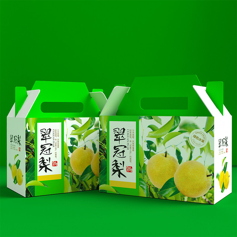 Cuguan Pear Packaging Box Gift Box Carton Carton Box Packing Box Pears Box 5 Catty 10 catty Canopy Pear's Case