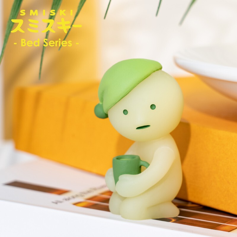 Smiski Corner King Bedroom Series Glow-In-The-Dark Blind Box Figurine Trendy Fluorescent Japanese Internet Celebrity Healing Doll Elf