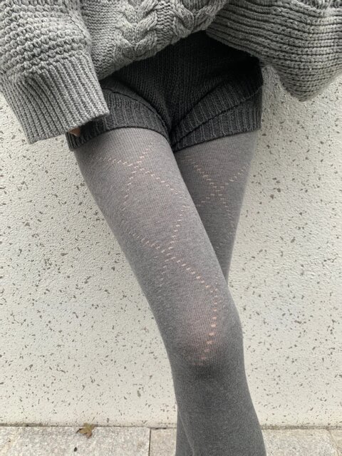 Gray Thin Pantyhose for Women, Pressure Slimming Thick Gray Leggings for Autumn and Winter, Non-Slip Thickened Tights