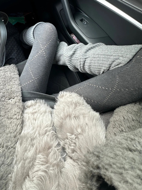 Lattice-Patterned Pantyhose for Women, Thin Style for Outerwear, Slimming Pressure, Thick Gray Leggings, Autumn and Winter Thickened, Non-Slip Leggings