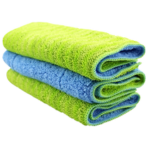 Plywood mop cloth lazy mopping cloth towel replacement cloth double-sided thickening household mop flat mop accessories cloth head