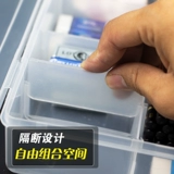 Человеческая голова, художественный большой пластиковый прозрачный пенал, вместительная и большая двухэтажная универсальная многослойная коробка для хранения