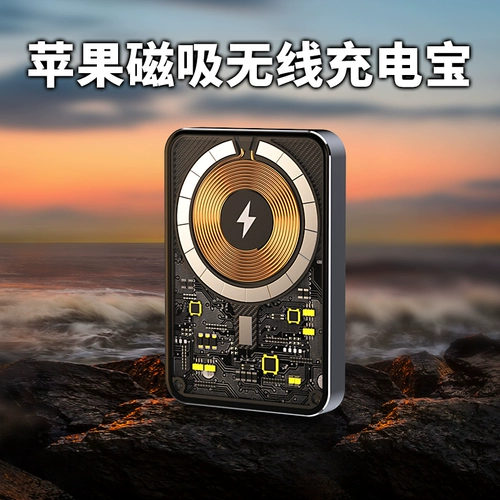 Apple, магнитный вместительный и большой совместимый мобильный телефон с зарядкой, маленькая портативная батарея, блок питания, 20W, 12promax, официальный флагманский магазин