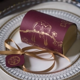 Сахарная коробка свадебная коробка конфеты INS 2021 Новая свадебная бумажная коробка сетка красная креативная сумка для сахарной сумки мори подарок сахарная коробка