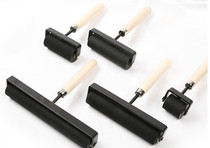 Printmaking ink rubber rubbing oil printing oil printing tool large wooden handle plastic printing tool set